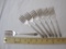 8 Melody Silverplate Salad Forks, 6