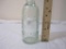 Vintage Blob Top Glass Bottle, Richard Warren & CO Paterson NJ, 15 oz