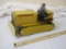 Vintage 1954 Marvelous Mike Tractor, Pressed Metal, Saunders, includes 1 pliable and intact track,