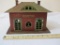 Vintage Metal O Scale Lionelville Station No. 126 with Express and Baggage Doors, 2 lbs 4 oz