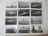 Lot of 12 vintage Warships from several countries, most of them from Canada (including the Ontario