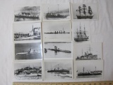 Assortment of vintage (late Nineteenth and early Twentieth Century) Austrian Warship photographs,