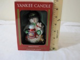 Yankee Candle Christopher Snowbrite Holiday Ornament, in original box, 4 oz