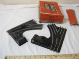 Vintage Metal Postwar O Scale Switches: Lionel 1121 One Pair Electric Remote Control Switches, in