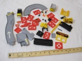 Lot of Miniature Construction Vehicles and Accessories from Hot Wheels and more, 13 oz