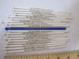 Lot of Swizzle Sticks from Chatterbox Seaside Heights, NJ, 3 oz