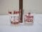 Two Vintage Jigger Glasses including A Texas Jigger and a New Jersey Jigger, 4 1/4