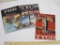 Three 1960s TYCO HO Electric Train Roadracing Accessories catalogs including 1967-68, 1968-69, and