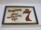 Seagram's 7?where quality drinks begin Advertising Bar Mirror/Sign, framed dimensions are 21.5