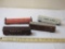 4 HO Scale Train Cars including Southern US Gypsum, Santa Fe, Soo Line, 1 lb 1oz