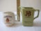 Two Vintage Whiskey Pitchers including J&B Rare Scotch Whisky (5 1/2