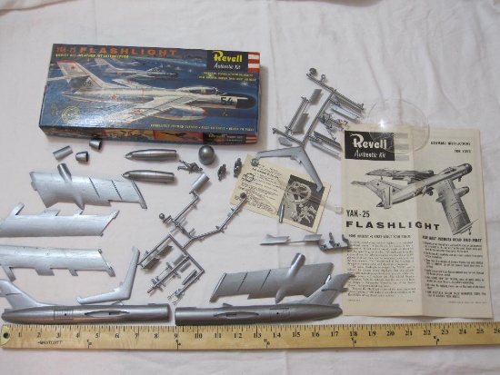 Revell Yak-25 Flashlight Soviet All-Weather Jet Interceptor Plastic Model Kit, unassembled in