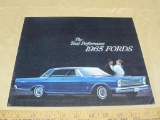 1965 Ford Sales Brochure: 