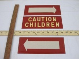 Three Vintage HY-KO Products Metal Fine Reflecting Signs including 