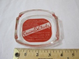 Vintage Casino De Charlz Glass Ashtray, Totowa Boro NJ, 6 oz