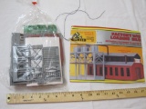 Lighted HO Scale Building Kit: Factory with Loading Silos 15701, unassembled, 8 oz