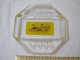 Vintage Glass Ashtray from The Sands Hotel Las Vegas Nevada, 5