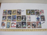 24 Premium/Serial Numbered Baseball Cards from various brands and years including Andy Pratt,