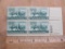 Minnesota Territorial Centennial Red River Ox Cart, four 3 cent US Stamps, 981