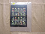 Carnivorous Plant US Stamps, Full Pane of 20 37 cent US Stamps, sealed