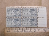Four 3 cent Final Reunion US Confederate Veterans Stamps, 998