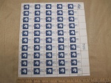 Antarctic Treaty 1961-1971 8-cent US Stamps, #1431 intact sheet of 50