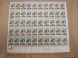 America's Wool 6-cent US Stamps, #1423 intact sheet of 50