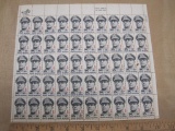 Douglas MacArthur 1971 6-cent US Stamps, #1424 intact sheet of 50