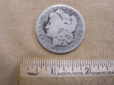 1880-S Morgan One Dollar US Silver Coin, 25.2 g