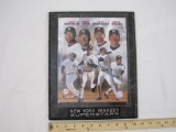 New York Yankees Superstars Plaque, 2005, featuring Gary Sheffield, Derek Jeter, Alex Rodriguez, and