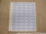 Full Sheet of US AirMail 15 cent US Stamps, 1949 US Postal Union, 2722