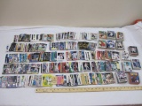 Large Lot of Yankees Baseball Cards from various years and brands, over 1200 cards, 7 lbs