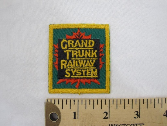 Grand Trunk Railway System Patch, approx 2" x 2.5", 1 oz