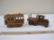 Two Wooden Vehicles including San Francisco Trolley Car and Truck, 1 lb 13 oz