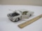 JADA 1967 Chevy Impala Dub City White Diecast Car, 1/24 Scale, missing driver mirror and passenger