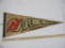 Vintage New Jersey Devils (NHL) Pennant Flag for Opening Night Oct. 5, 1982 Pittsburgh Penguins vs.