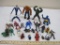 Lot of Misc Action Figures and Toys including Lego Figures, The Thing, Mr. Fantastic and more, 2 lbs