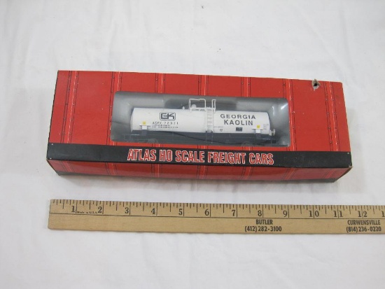 Atlas HO Scale Freight Car 1703 B Georgia Kaolin Tanker, in original box, 6 oz