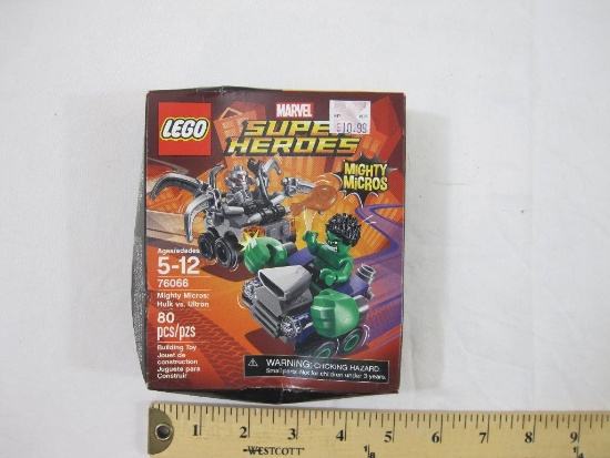 Lego Marvel Super Heroes 76066 Mighty Micros: Hulk vs. Ultron 80 pcs, new in box, see pictures for