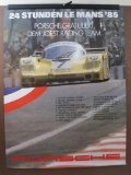1985 Porsche Poster 24 Stunden Le Mans '85, 40