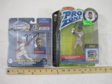 Two Alex Rodriguez (Texas Rangers) Collectible Figures from Starting Lineup 2 and Pro Zone, sealed