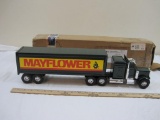 ERTL Mayflower Pressed Metal Truck and Trailer, metal body plastic wheels, 3 lbs 10 oz