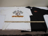 Two Vintage Nascar/Dale Earnhardt T-Shirts including 3 (Dale Earnhardt) Racing (Hanes XL, has some