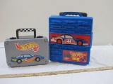 Hot Wheels Cases including 100 Car Rolling Case and Hot Wheels Tool Kit (incomplete), 5 lb 4 oz