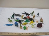 Lot of Plastic Dinosaurs Figures/Toys, 11 oz