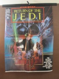 Star Wars Return of the Jedi Comic Book Cover Poster, 1983, poster is folded and contains minor