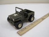 Vintage Metal Tonka Military Jeep, 10 oz
