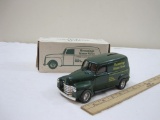 ERTL 1950 Chevy Panel Bank Hemmings Motor News, 1/25 Scale Locking Coin Bank with Key, Die Cast,