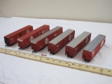 HO Scale Santa Fe (ATSF) Super Shock Control Train Box Cars, FRP and more with improved parts and