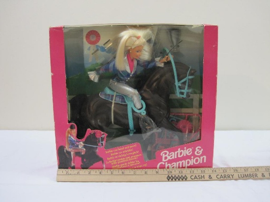 Barbie & Champion, sealed in original box, 1994 Mattel, 2 lbs 3 oz